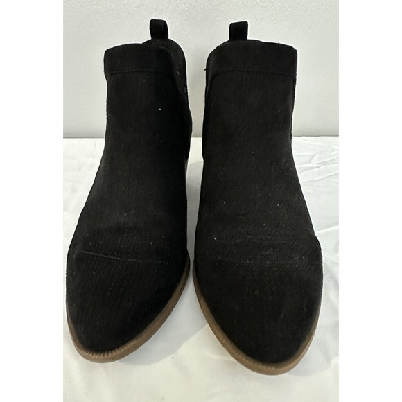 Style & Co Women's Ankle Booties Size 8M Faux Suede Block Heel Shoe Boots - Picture 1 of 8